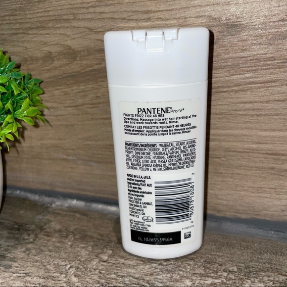 🆕Pantene Pro-V Smooth & Sleek 3‎ Conditioner 3.38 fl oz TRAVEL SIZE Hydrate - Picture 4 of 7